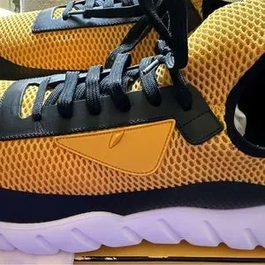 Fendi | Shoes | Fendi Tech Mesh Running Sneakers Yellow  display picture 2